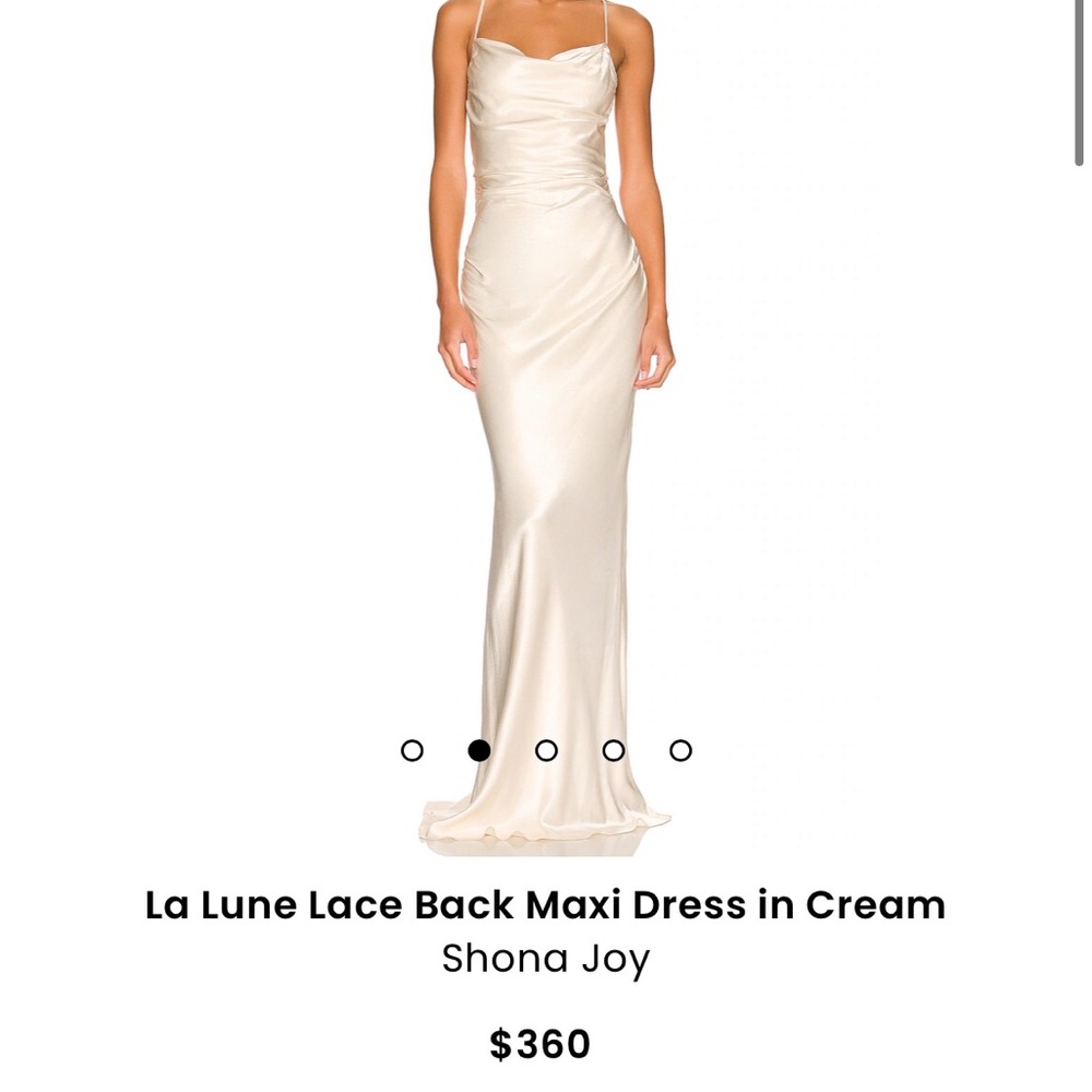 Shona Joy La Lune Dress - cream - size 2. Brand new with tags- never worn